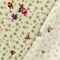 Beige-Sage-Multi Famous Designer Floral Printed Viscose Crepe Faille Fabric By the Yard